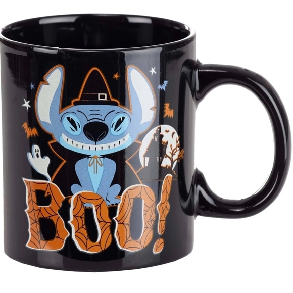 Silver Buffalo Other - Disney Lilo and Stitch Boo Halloween 20oz Ceramic Mug